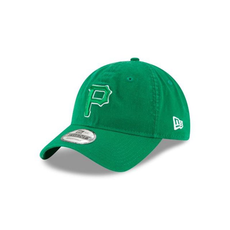 MLB Pittsburgh Pirates Core Classic 9Twenty Adjustable (KVD1380) - Green New Era Caps